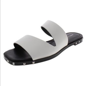 Marc Fisher Jaylin Sandal, white 7.5